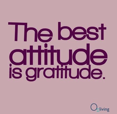 Gratitude: The Best Attitude