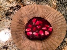 Raw Chocolate Pomegranate Coins